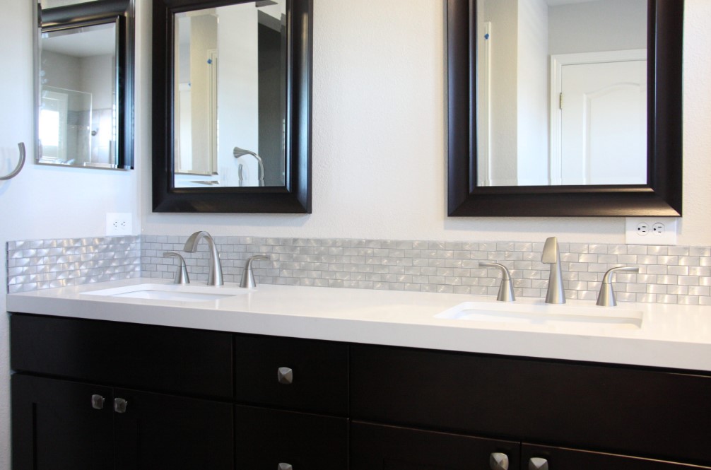 Bathroom remodeling project by Adrian Construction in Modesto California